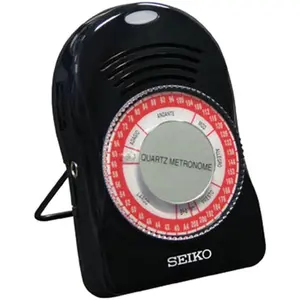 SEIKO Compact Quartz Metronome - Quartz Accuracy, Adjustable Volume, Adjustable Tone, Wide Tempo Range for Music Practice