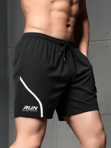 Men's Colorblock Sports Shorts, Breathable Comfortable Quick Drying Shorts, Stretch Shorts, Men's Summer Sports Bottoms for Running Gym Workout