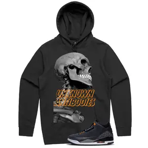 Unknown Skeleton Hoodie (Blk/Gry/Org)