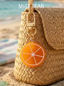 Slice Fruit Shaped Bag Charm, Perfect for Daily Handbags and Beach Bags, Stylish Accessory, Not Includes Bag