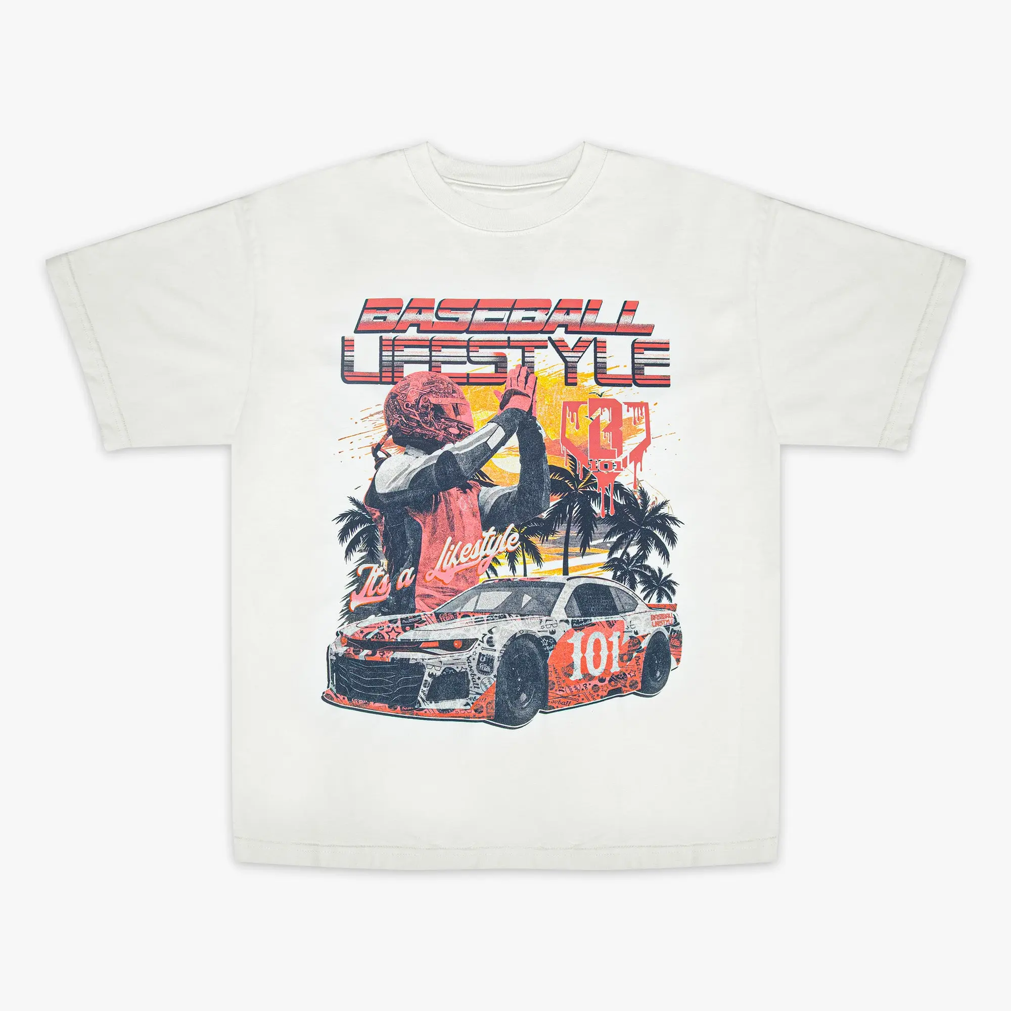 Grand Slam Grand Prix Vintage Relaxed Tee