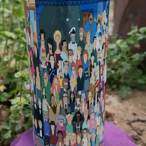 Bobs Burgers 20oz Tumbler - Reusable Water Bottle with Unique Graphic Design - Cup, Bottled, Washable, Drinkware, Mug, Portable, Water Bottles