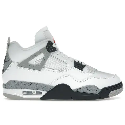 Jordan Men's 4 Retro White Cement (2025) Basketball Shoes, from StockX
