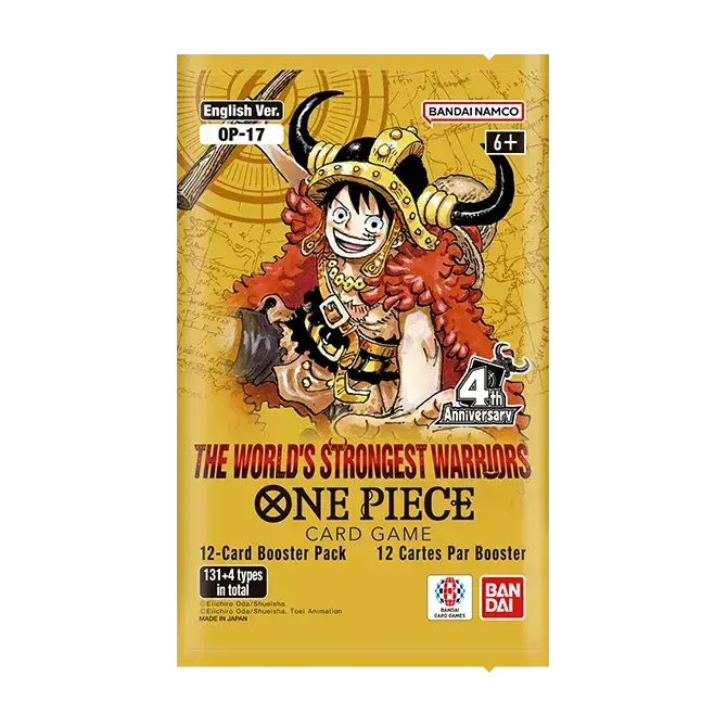 One Piece Trading Card Booster Pack - OP17 The World's Strongest Warriors