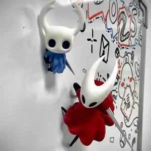 Hollow Knight Hornet Silksong Makoto Koji Game Refrigerator Magnet Action Figurines Model Kit Desktop Ornament Decor Toys Gifts