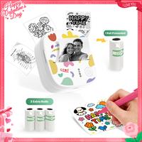 1 Printer(White)+3 Rolls of Label