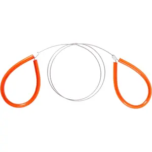 24-Inch Serrated PVC Pipe Cable Saw #858 Cuts PVC PE and ABS Pipes Hand Tools Orange Silver