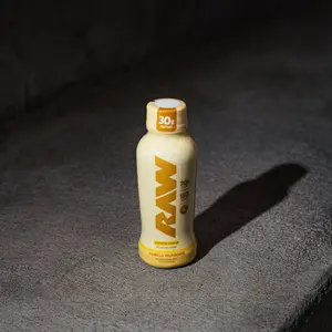 RAW Ready-to-Drink Protein Shake, Vanilla - RTD Protein Drinks with Grass-Fed Whey Protein Isolate for Post-Workout - Zero-Sugar & Gluten-Free Meal Replacement Drink & Breakfast Shake