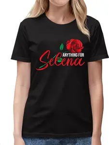100% Cotton Anything Selenas, Roses, Queen of Tejano, Selenas Apparel T-Shirt