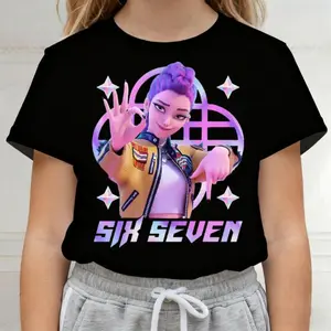 Six Seven 6 7 Meme Kpop Girls Band Shirt, Funny 67 Trend Social Media T Shirt, Trending 6/7 Aesthetic Shirt Christmas Gifts