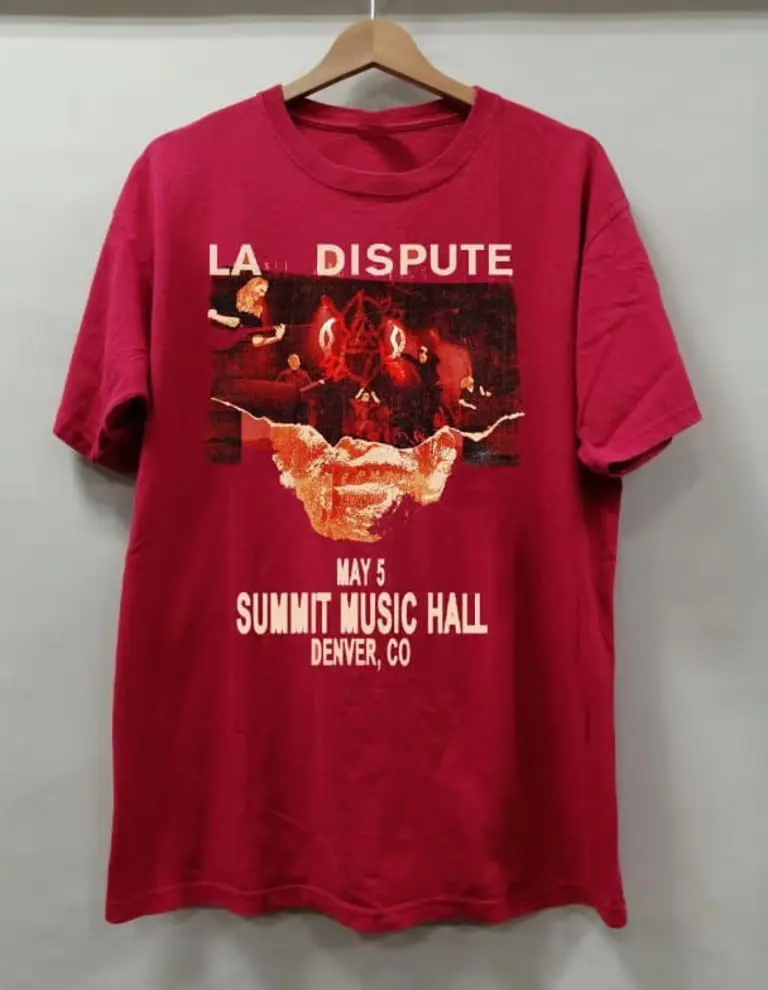 La Dispute Band Tour 2026 T-shirt Red Cotton