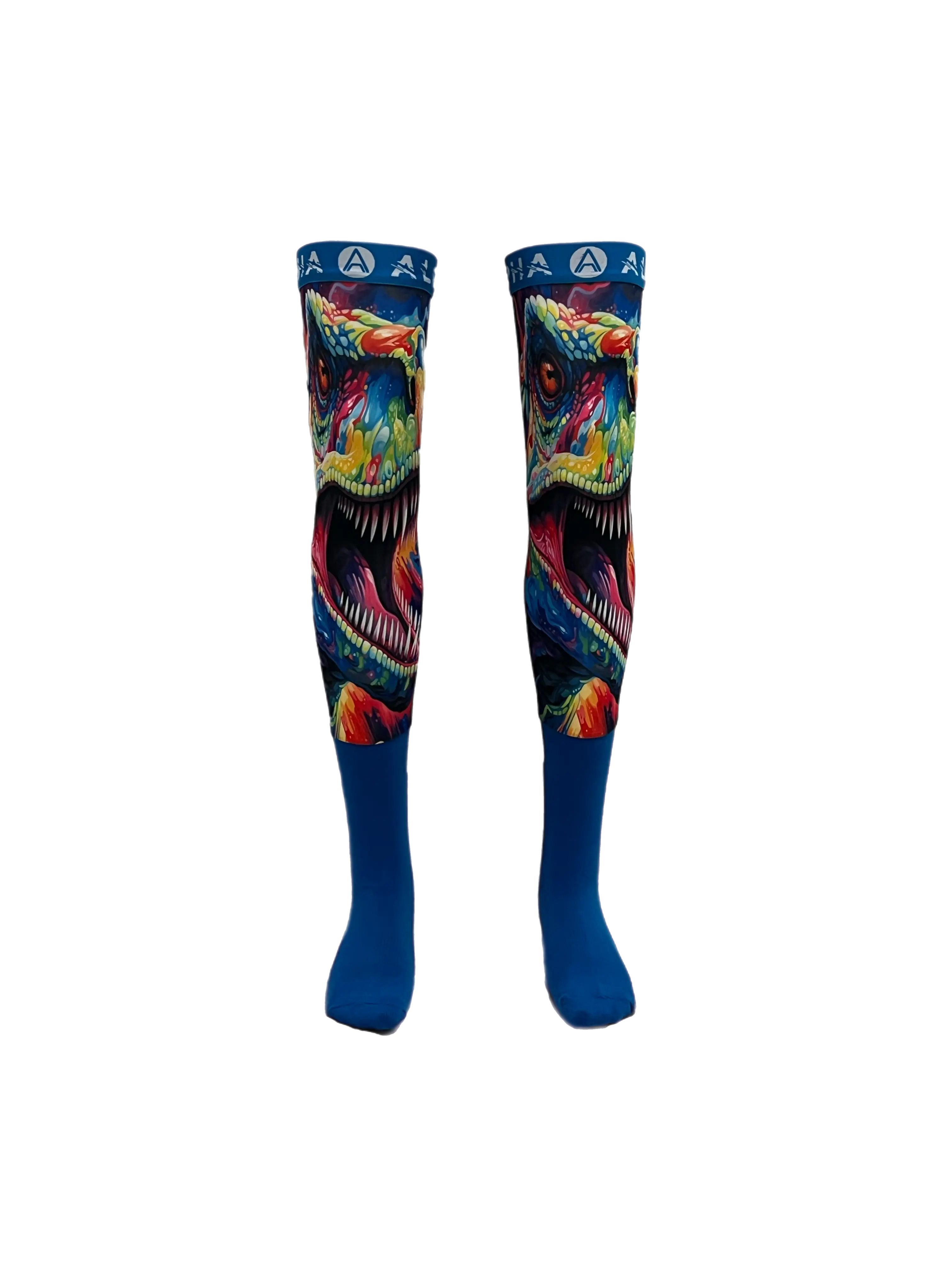 Alpha T-Rex Mens Thigh High Motocross Socks