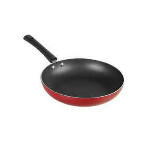 Vinod Popular Non Stick Frypan 8.6 inches with Sturdy Riveted and Bakelite Handle (Induction and Gas Stove Friendly)| Non Toxic and PFOA Free, 12 Months Warranty