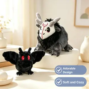 Poodle Moth Plush Toy, Cute Fluffy Insect Doll, Soft Stuffed Animal, Cute Plush Toys Suitable For Giving To Friends
