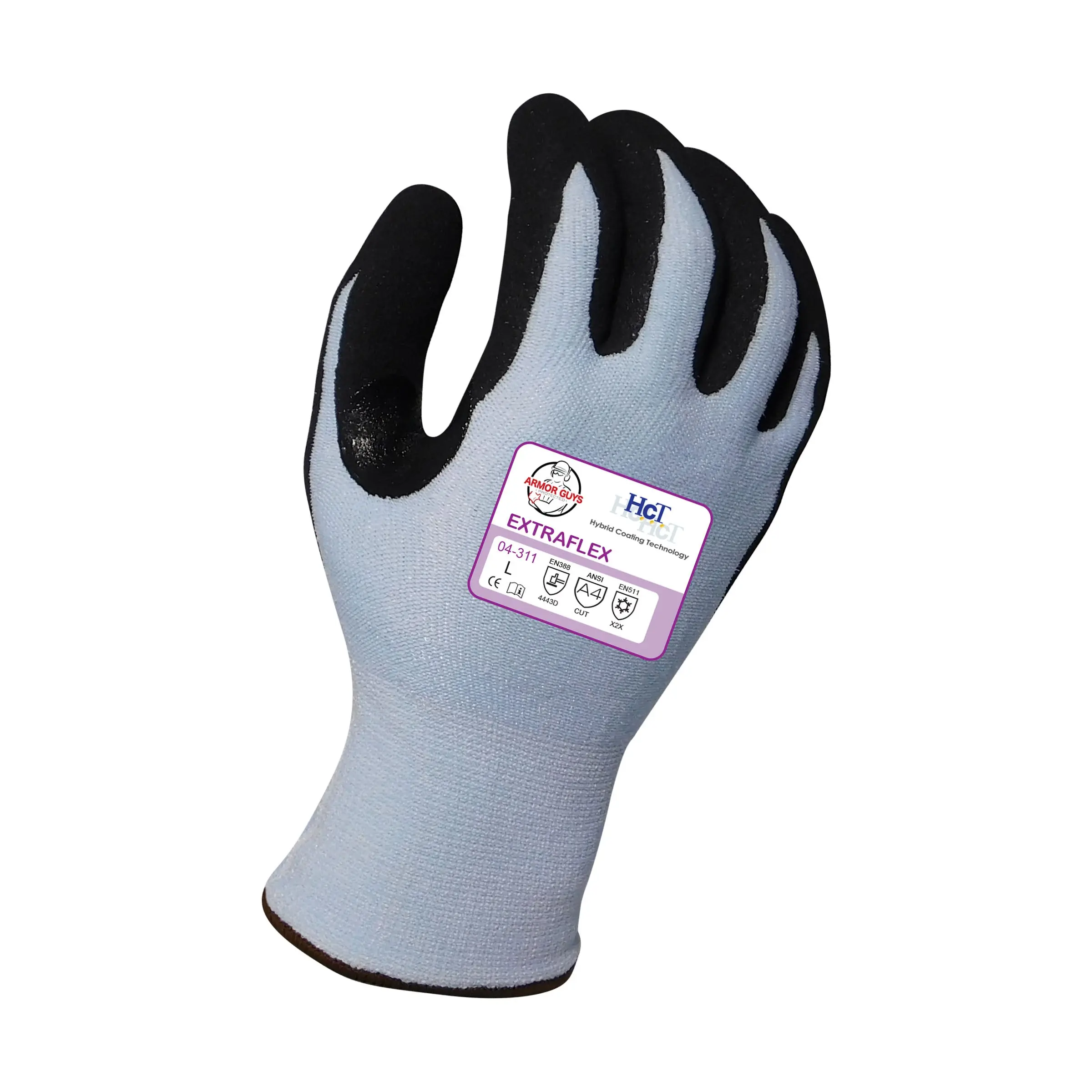 04-311 Extraflex® Gloves – ANSI A4 Cut Resistance, Winter Gloves,  Wet Grip, Breathable Comfort