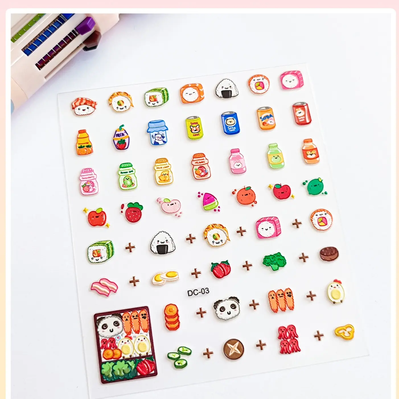 5D Embossed Art Stickers for DIY Projects, Cute Textured Designs with Varied Patterns to Add Depth and Style to Fashion Accessories & Personal Items, Furniture, Walls, Costume Jewelry Charms, Decorating, Embellishment
