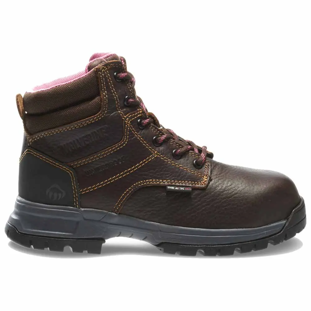 Wolverine Womens Piper 6 Inch Electrical Hazard Composite Toe  Work/Duty - Brown