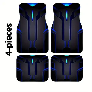 4pcs Car Floor Mats, Car Mat Set, Unique Pattern, All-Season Universal Fit, Decorative Interior Accessories, Pet Pad, Gift Ideas for Holidays