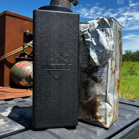 Rod Shield Container for Welding | 50 lbs Capacity | Durable Polyethylene Plastic Welding Accessory Heavy Duty
