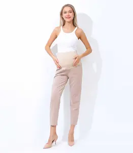 Alina Mae Maternity Ankle Pants for Work, Business, and Office - Stylish and Comfortable Fit for Pregnant Women