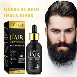 Sefudun 5% Minoxidil Essence Liquid, Hair Growth Serum, Treats Baldness, Scalp Care, Makes Hair Look Fuller, Hair Care Solution