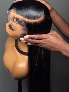 Bling Hair Brazilian 34 36 Inch Bone Straight Human Hair Wigs 13x4 13x6 HD Lace Front Wig Smooth Lace Frontal Wigs 180 Density Human Hair Wig For Women Pre Plucked TikTokShop SummerVibes