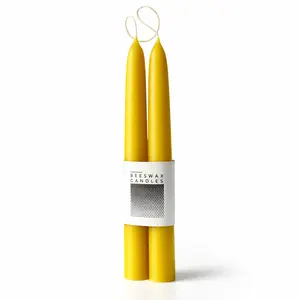 Beeswax Hand Dipped Taper Candles