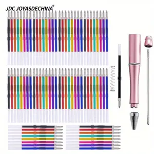 40pcs/80pcs Mixed Multi-color Bead Pen Refills, Silky and Durable, Student Teacher Gifts, Office School Supplies