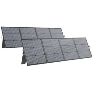 MHPOWOS Solar Battery Charger 110W / 220W Portable Solar Panel, IP67 Waterproof Foldable Solar Panel Power Backup, Solar Charger for Power Station RV Camping Off Grid