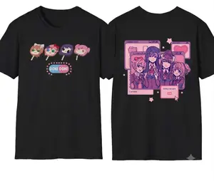 Doki Doki Literature Club Yuri Aesthetic T Shirt Gift For Fans Visual Novel Tee