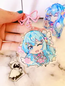 CLEARANCE Hololive - Nanashi Mumei & Hoshimachi Suisei Keychain | Acrylic Keychain