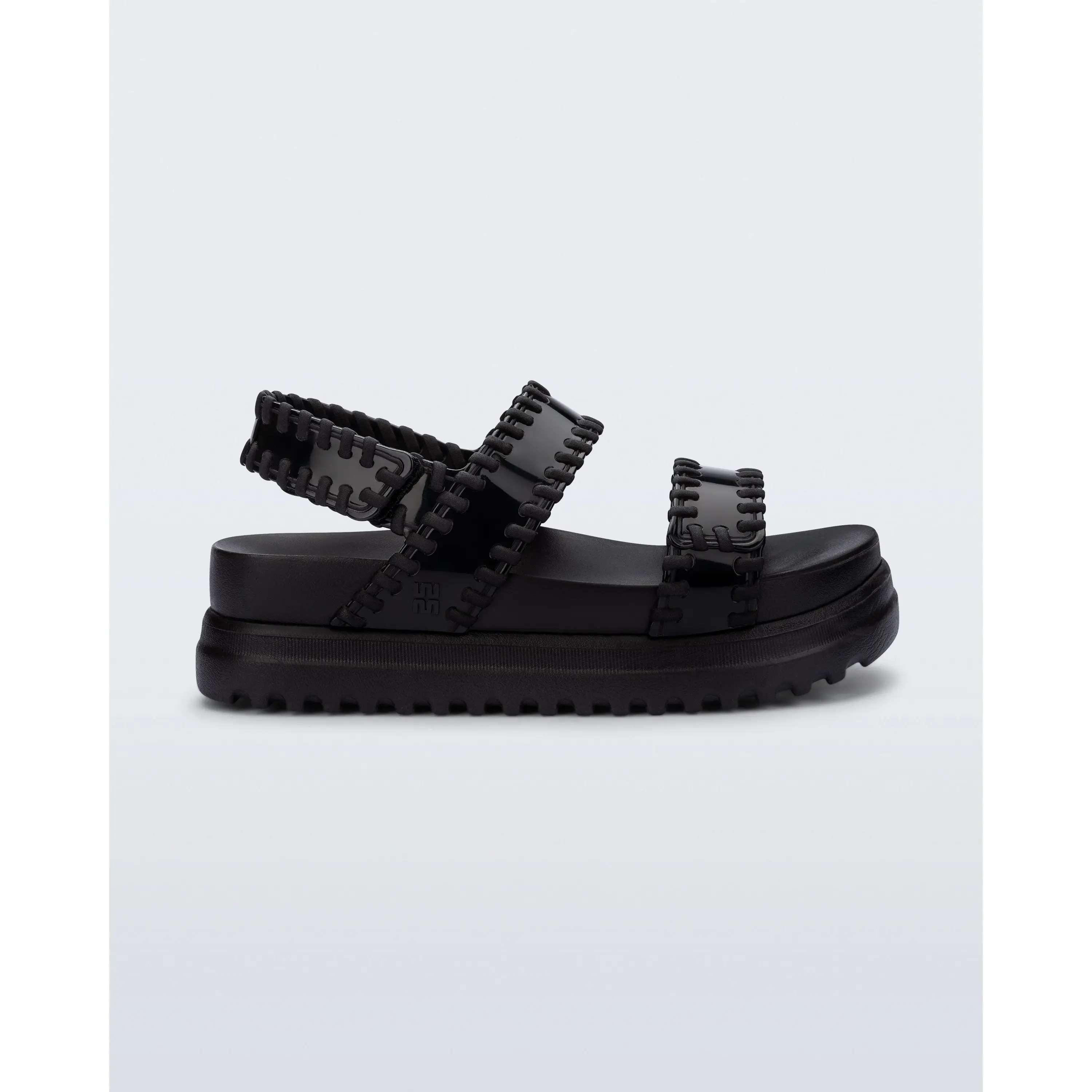 Melissa Dune Platform Sandal with Velcro Closure and EVA Insole