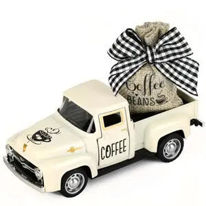Mini Truck Shaped Decorative Figurine, Vintage Aesthetic Truck Coffee Table Decoration, Home Decor, Desktop Ornament, Perfect for Living Room
