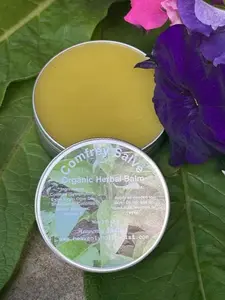 Comfrey Salve Infused Herbal Remedy, Organic Skin Care, All-Natural Herbal Salve, Botanical Skin Care