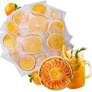 KWOLYKIM Dried Orange Slices, Individual Packs Dehydrated Fruit Dry Orange for Cocktails Garnish Fruit Tea Crafts Cake Decoration Home Decor Candle Crafts 100% Natural & No Additives, No Sugar Added(1.77oz/50g)