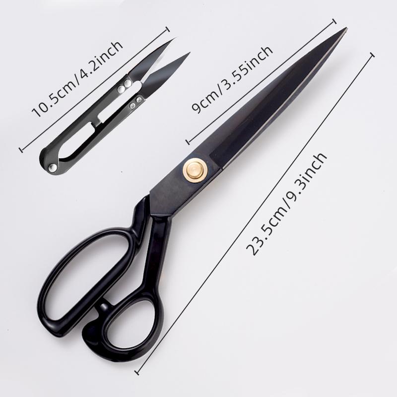 Fabric Scissors Professional 9 inch Heavy Duty Scissors for Leather ...