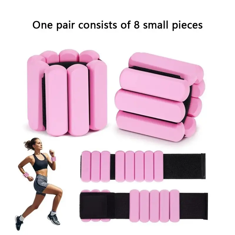 Ankle Weights, 1 Pair Ankle Weights for Women & Men, Suitable for Home Gym, Yoga, Pilates, Dance, Aerobics and Walking Exercises