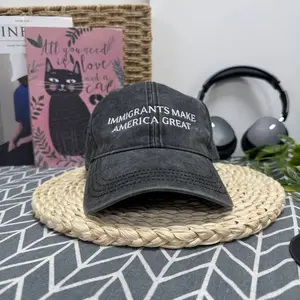 Immigrants Make America Great Hat, Embroidered Hat, Embroidered Hat