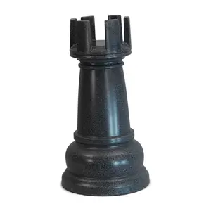 MegaChess 23 Inch Dark Gray Perfect Rook Giant Chess Piece