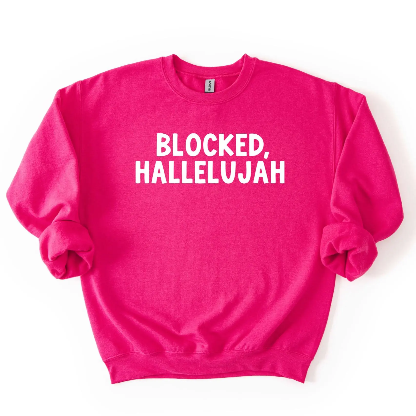 Blocked Hallelujah Sweatshirt or T-Shirt