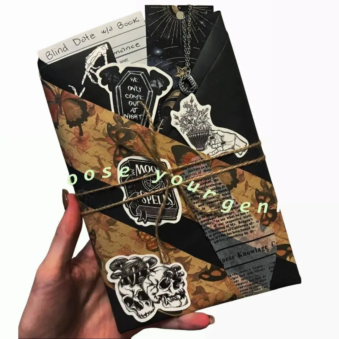 Blind Date with a box, spooky gift,  , gothic, birthday gift, boo basket, christmas gift, new year
