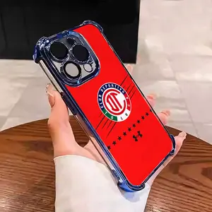 Toluca Football Club Mexico Red Devils Football fan gifts Suitable for Aesthetic Electroplated TPU Casing For iphone 17 16 15 14 13 12 11 X XS PRO PLUS MAX AIR Samsung Four Corners Anti-Fall Transparent Casual Soft Silicone Phone Cases Perfect Gift  L1744