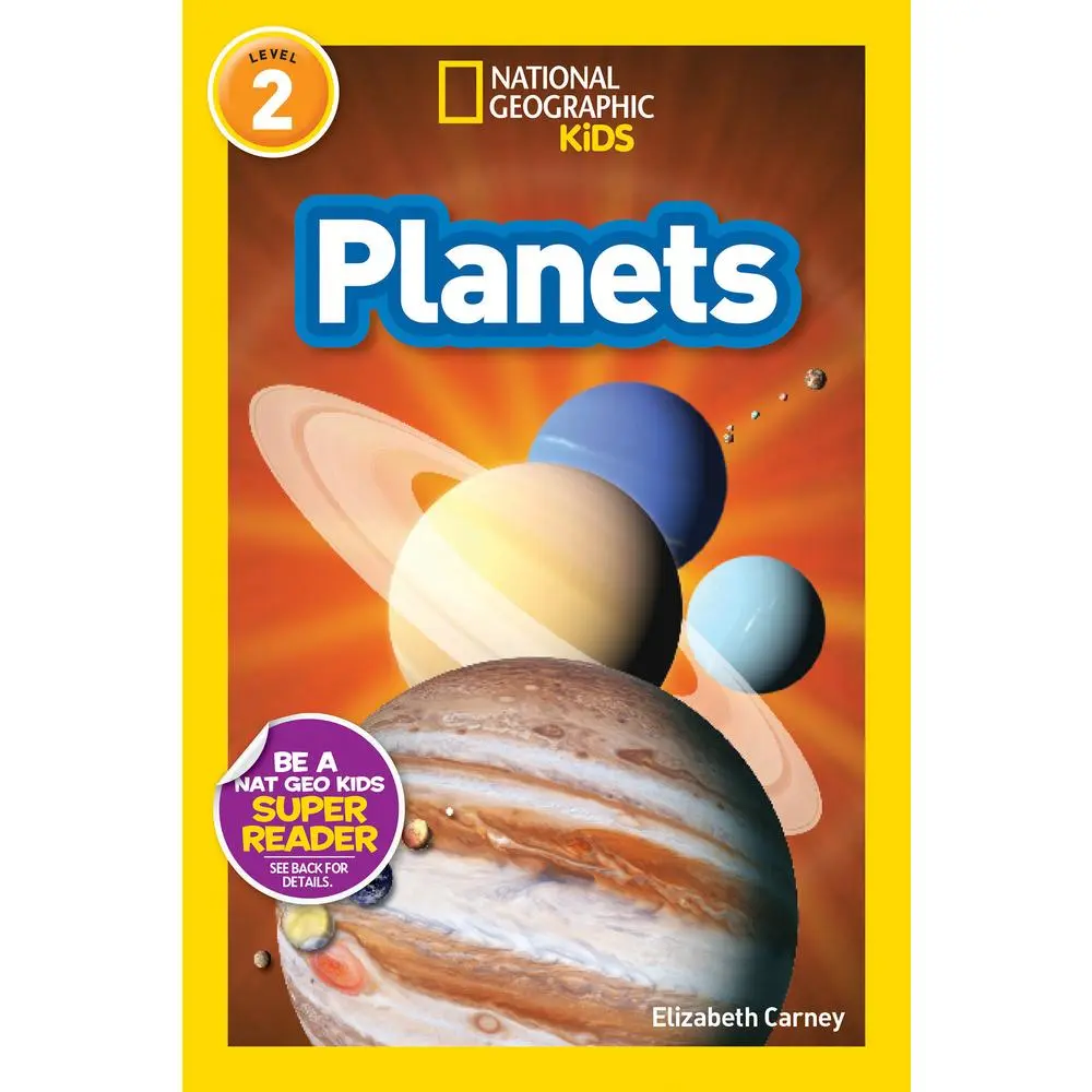USED Book - Planets (National Geographic Kids Readers, Level 2) by Carney, Elizabeth (Paperback) - english