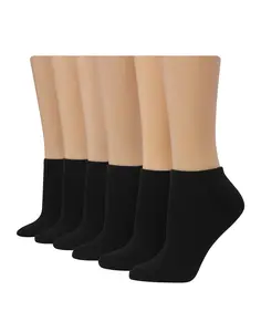 Hanes Comfort Fit Women's No-show Socks 6-pairs Intimates Multi Pack Comfortable Soft Stretch Fabric Breathable 4a1l6
