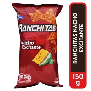 Ranchitas Nacho Excitante Picante y de Queso 150g Snack Ranchitas Nacho Excitante Picante y de Queso 150g Snack