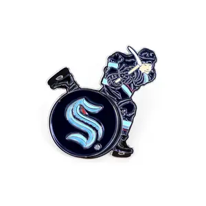 Seattle Kraken Slapshot Pin