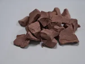 Premium Natural Pink Kaolin Clay Chunks, Edible & Cosmetic Grade, Mildly Sticky Raw Earth Clay, 7 oz / 200g