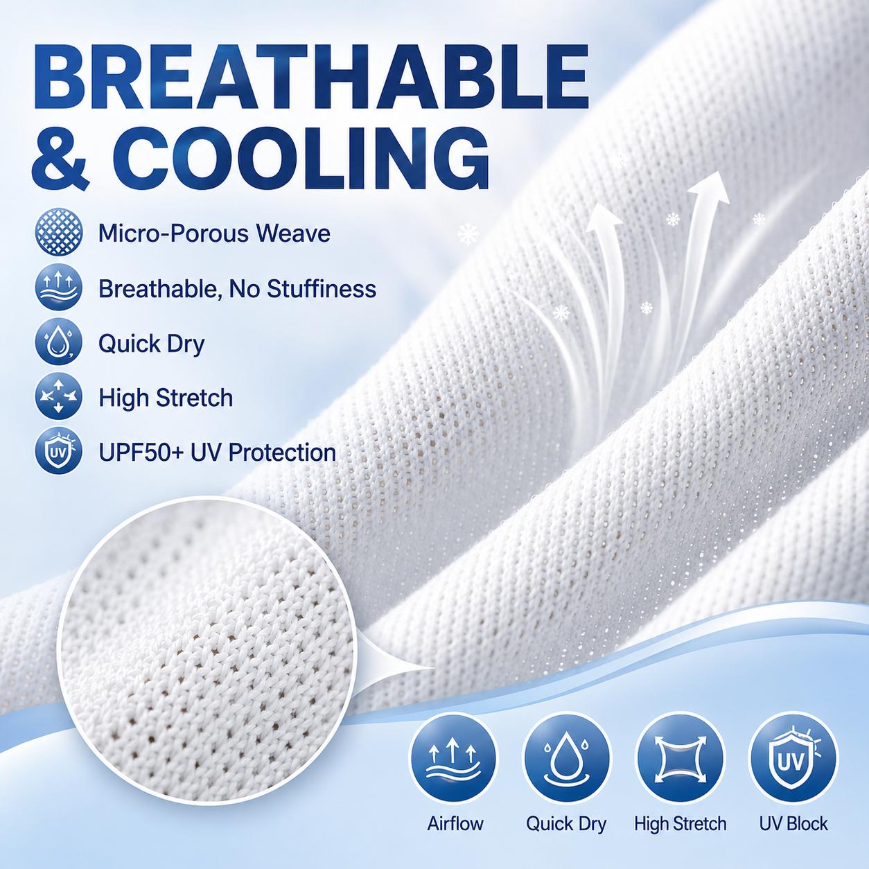 Cooling UV Face Cover Balaclava – Breathable Sun Mask for Cycling, Running, Fishing & Hiking headgear warmth neck warm neck warmer full ear protection great holiday gift picks creator shop gear outdoor 2pc