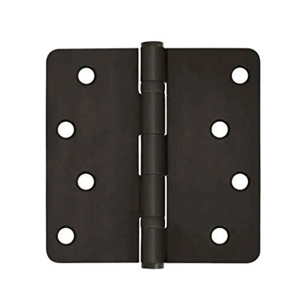 212 MAIN US15A Type Antique Nickel Radius-Shape Steel Door Hinge, 4 x 4 x 0.25 in.