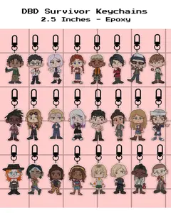 Dbd Inspired Survivor Ver 2 Keychains | Dead By Daylight Acrylic Keychain!,  Perfect Gift for Fans & Collectors